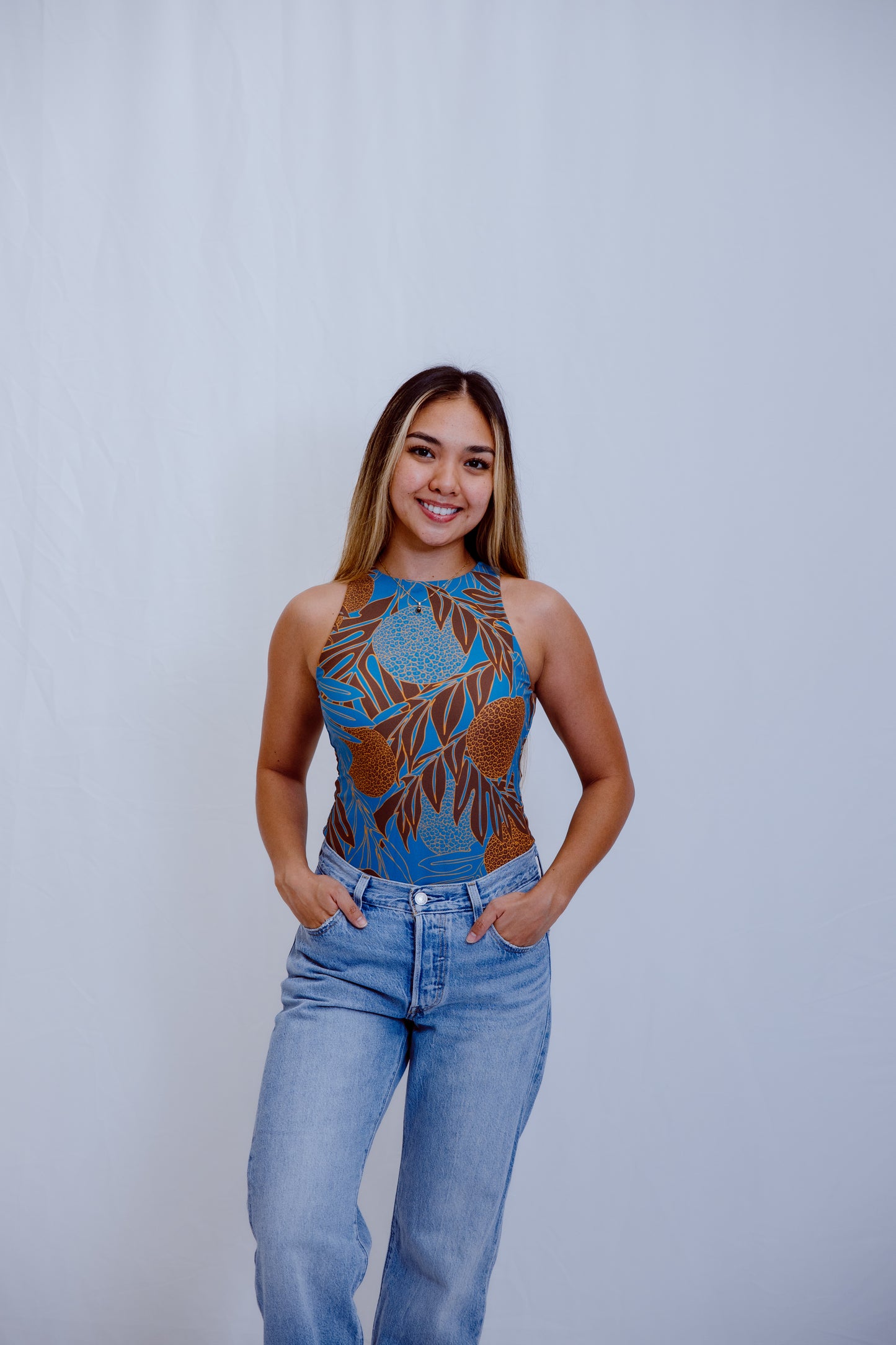 Women's Bodysuit - Navy Ulu