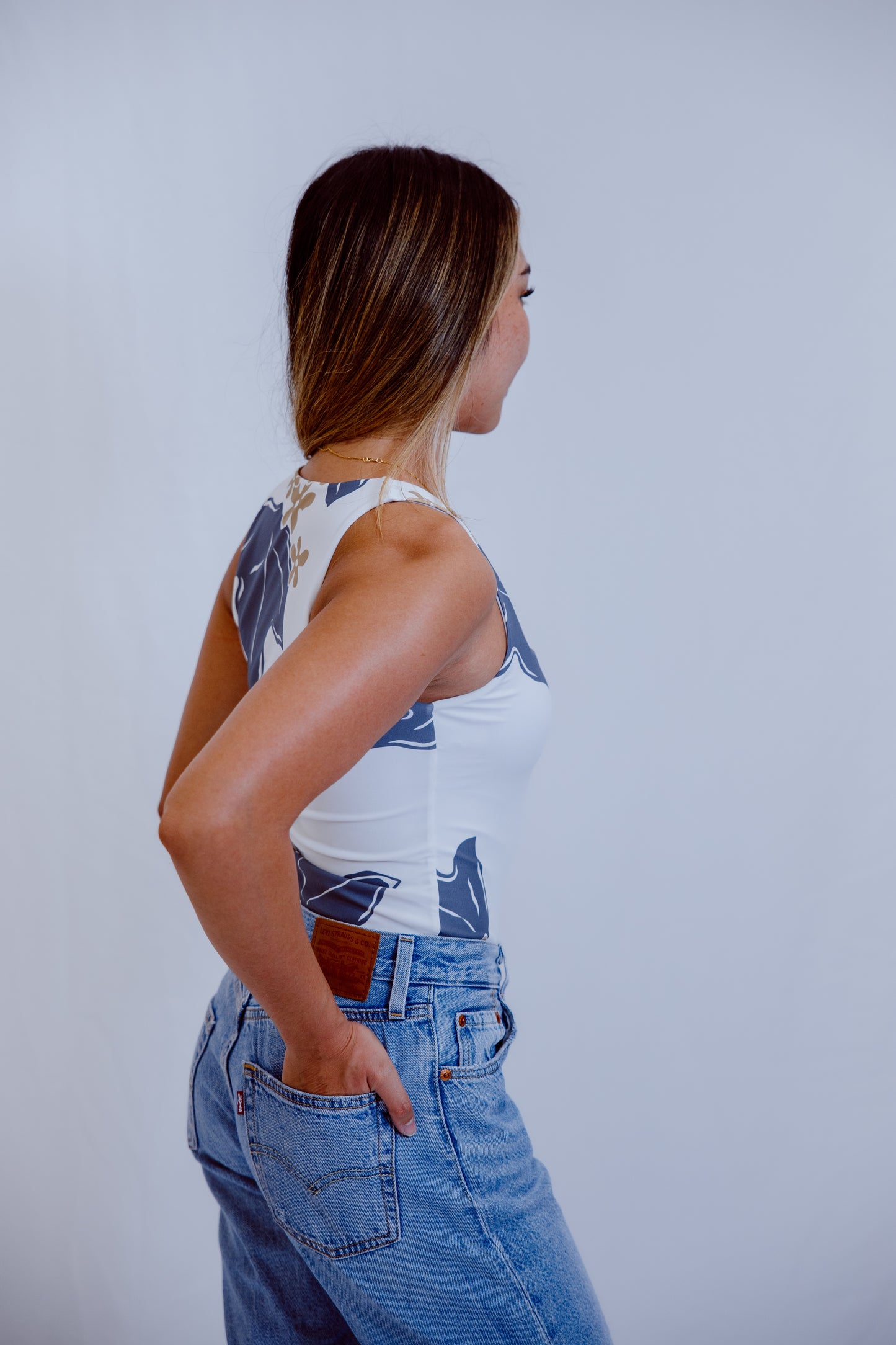 Women's Bodysuit - Charcoal Kukui