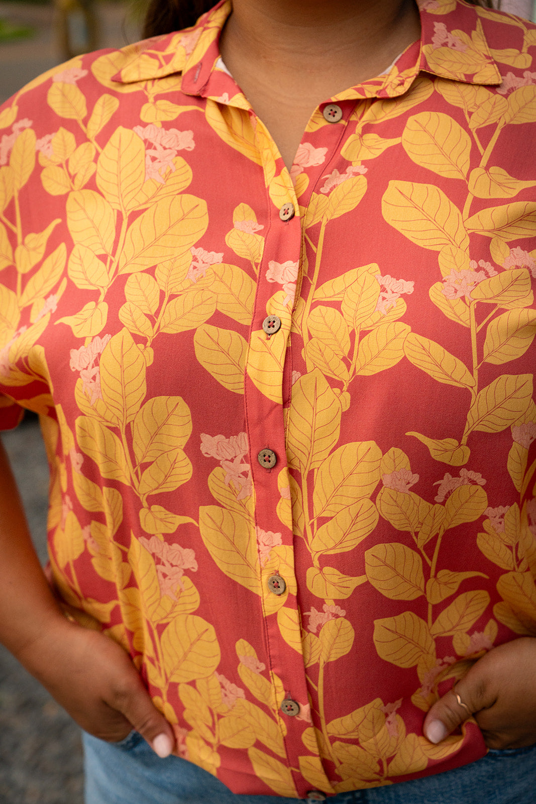 Thelma Aloha Top - Clay/Sun
