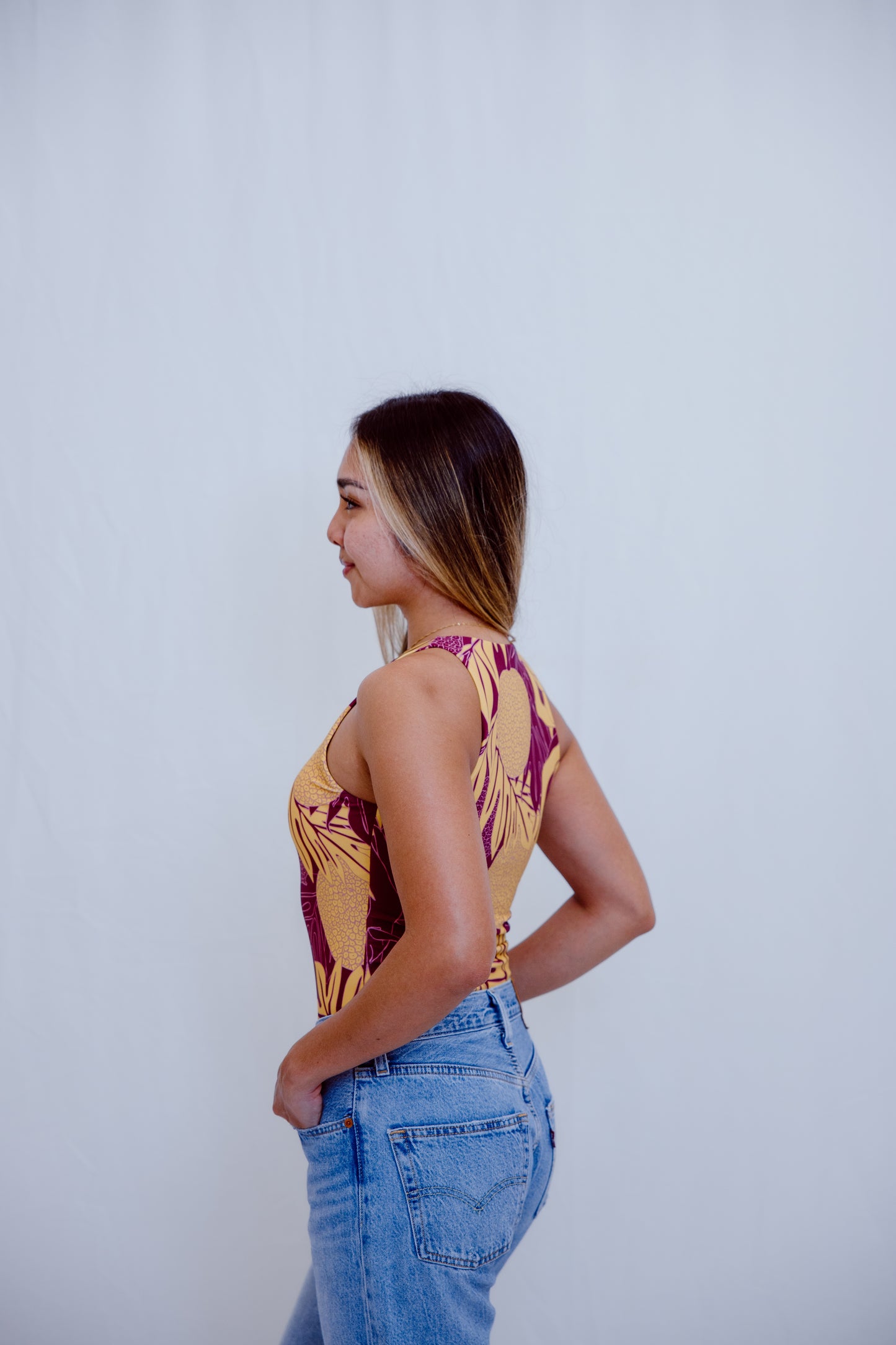 Women's Bodysuit - Burgundy Ulu