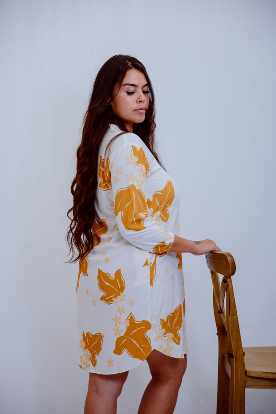 Mahina Long Sleeve Dress 2.0 - Mustard Kukui