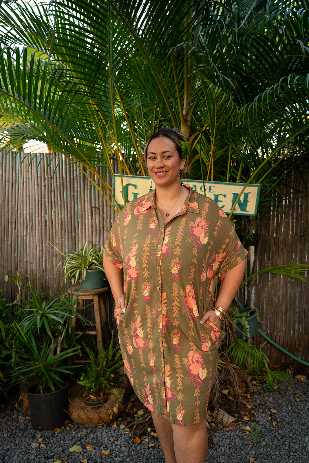 Kaikai 2.0 Dress - Forest Luau