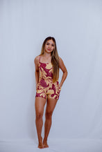 Load image into Gallery viewer, Women's Active Romper- Burgundy Ulu
