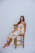 Load image into Gallery viewer, Paulele Strapless Jumpsuit- Mustard Kukui
