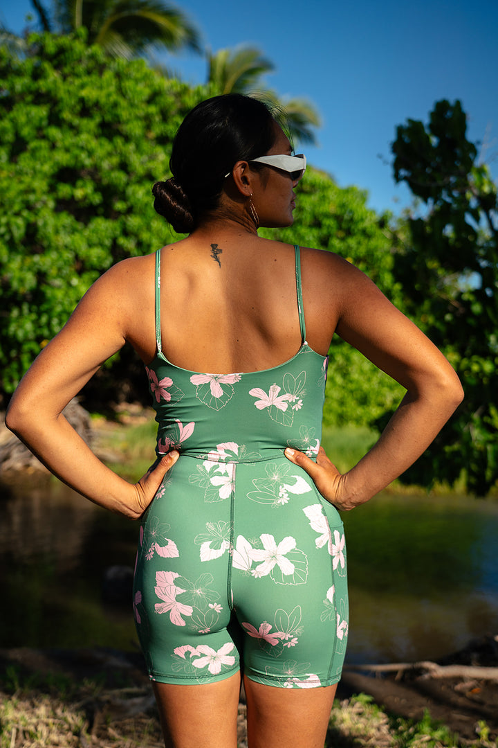 Women's Active Romper - Teal/Bubble Gum