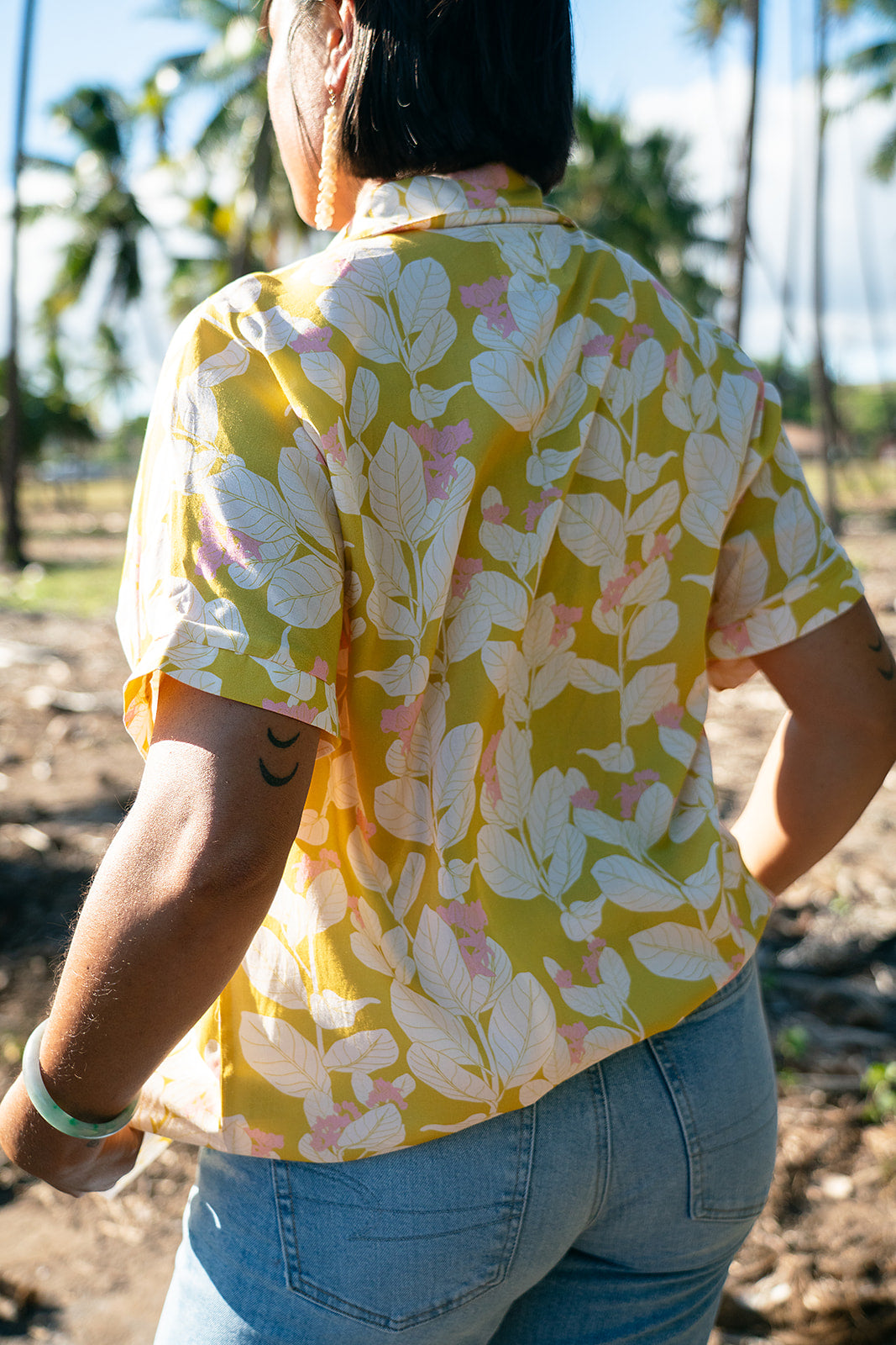 Thelma Aloha Top -  Lemon