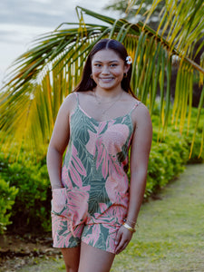 Anela Romper- Pink Ulu