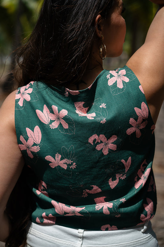 Leiali'i Vest- Teal/Bubble Gum