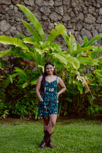 Load image into Gallery viewer, Anela Romper- Teal Shells
