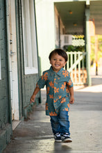 Load image into Gallery viewer, Hila Boy's Aloha Shirt- Stormcloud/Tiger

