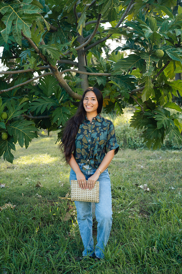 Thelma Aloha Top - Peacock
