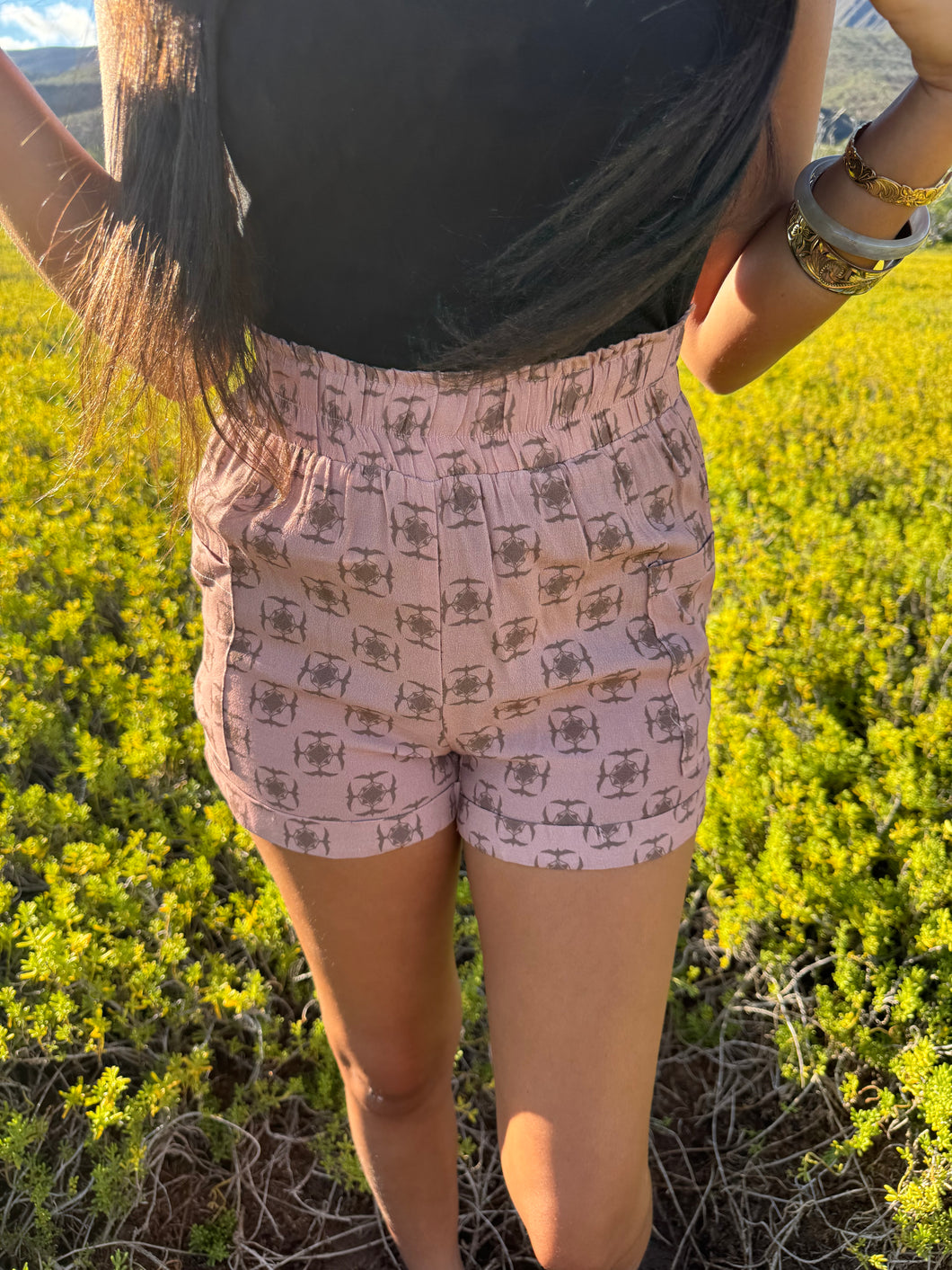 Paani Shorts- Mauve