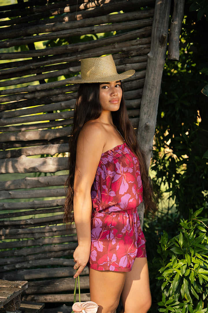 Tita Tube Top Set - Sangria