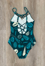 Load image into Gallery viewer, Teal Shells Women’s Swimsuit
