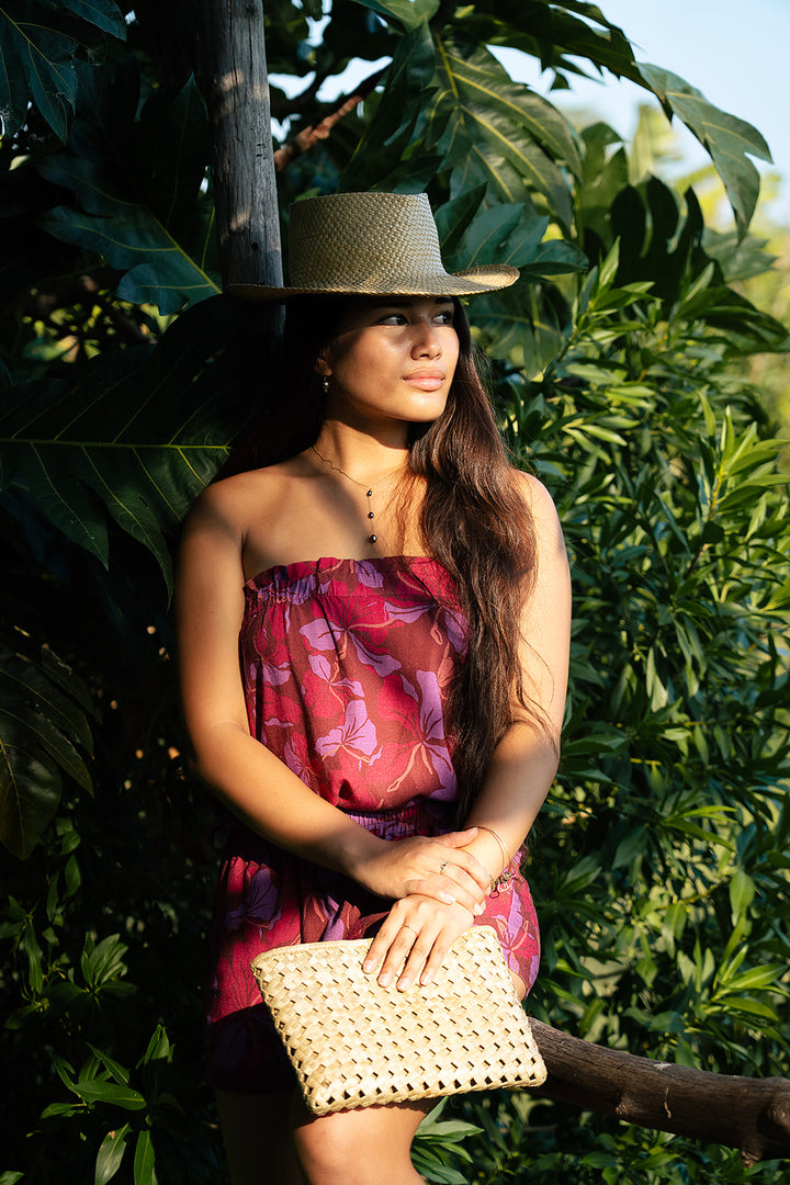 Tita Tube Top Set - Sangria
