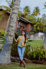 Load image into Gallery viewer, Leimana Off The Shoulder Top- Yellow Ulu
