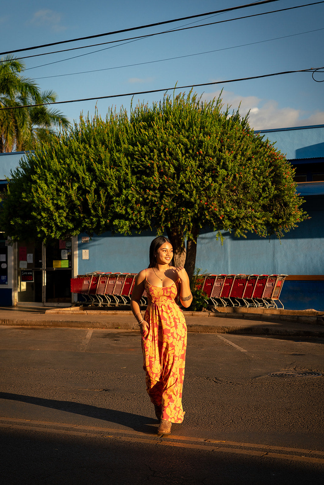 Olena Maxi Dress - Clay/Sun