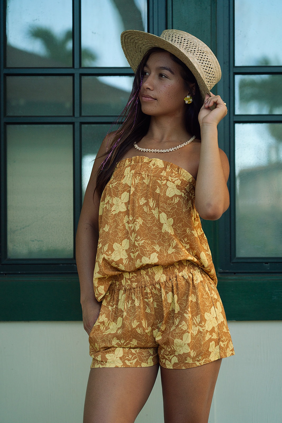 Tita Tube Top Set - Saffron