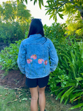 Load image into Gallery viewer, Wahine Anthurium Denim Jacket
