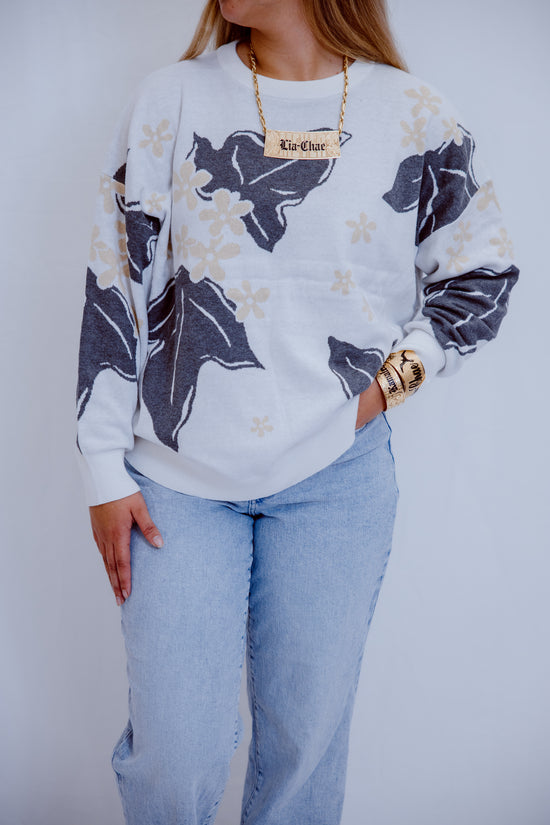 Knit Sweater - Charcoal Kukui