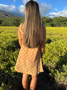 Ella Button Up Dress- Honey