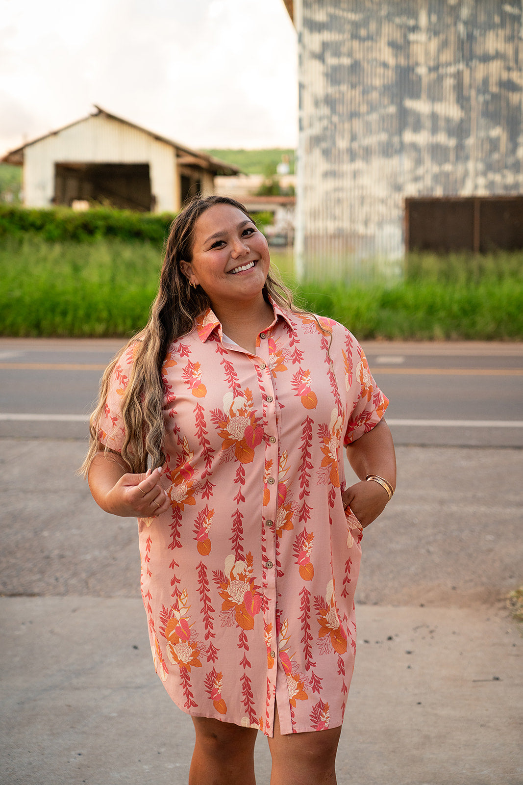 Kaikai 2.0 Dress - Apricot Luau