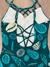 Load image into Gallery viewer, Teal Shells Women’s Swimsuit

