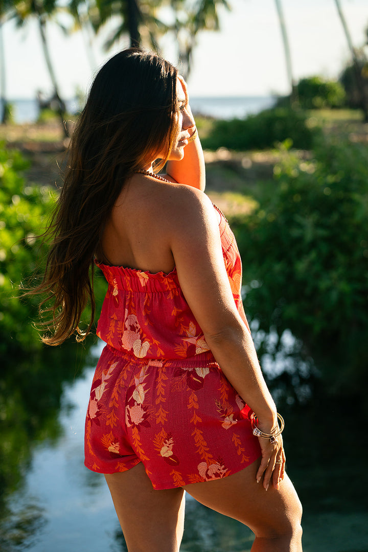 Tita Tube Top Set - Crimson