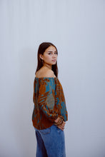 Load image into Gallery viewer, Hi'iaka OTS Long Sleeve Top- Navy Ulu
