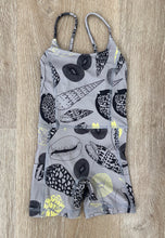 Load image into Gallery viewer, Gray Shells Girls Active Romper

