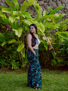 Hulali Pants- Teal Shells