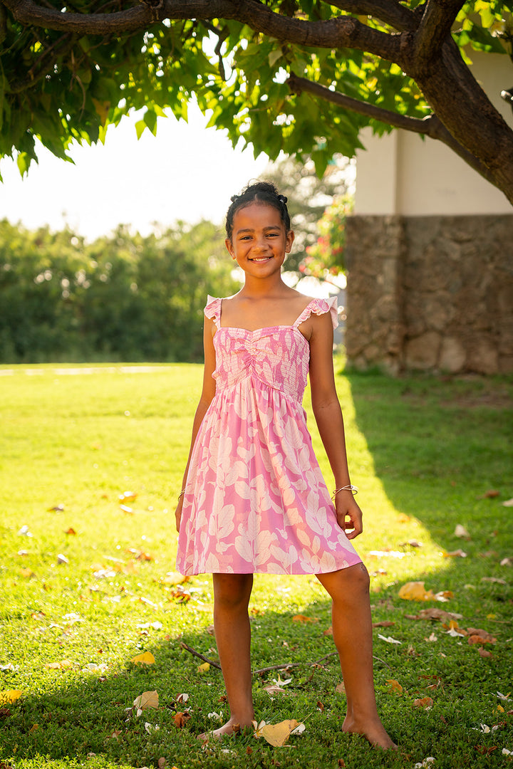 Lauena Girls Dress - Lilac