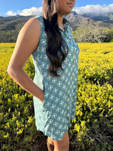 Load image into Gallery viewer, Ella Button Up Dress- Teal
