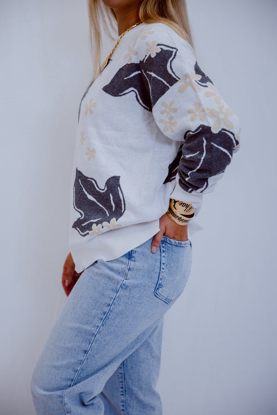 Knit Sweater - Charcoal Kukui