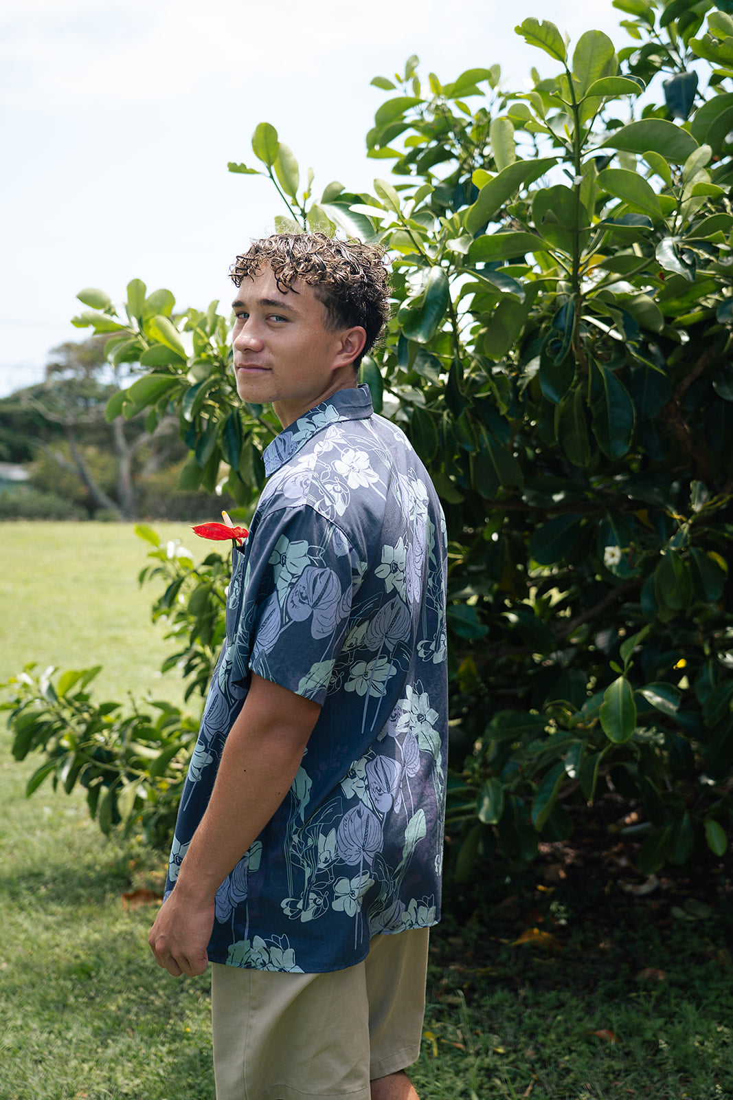 Kawika Men's Aloha Shirt - Midnite