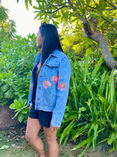 Load image into Gallery viewer, Wahine Anthurium Denim Jacket
