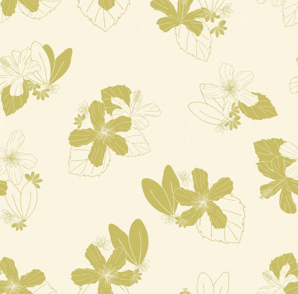 Ma'alahi Tube Top - Ivory/Bright Olive