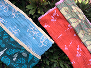 Shells/Naupaka Muslin Blanket