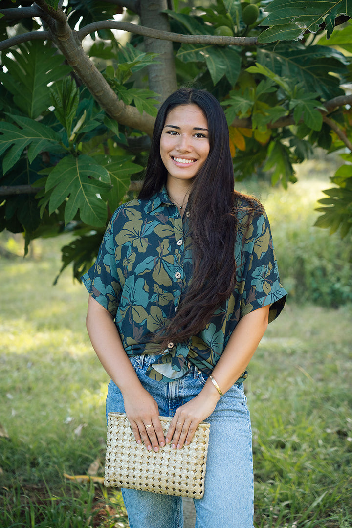 Thelma Aloha Top - Peacock