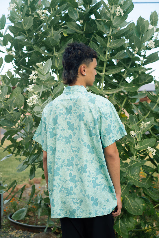 Kawika Men's Aloha Shirt - Lagoon