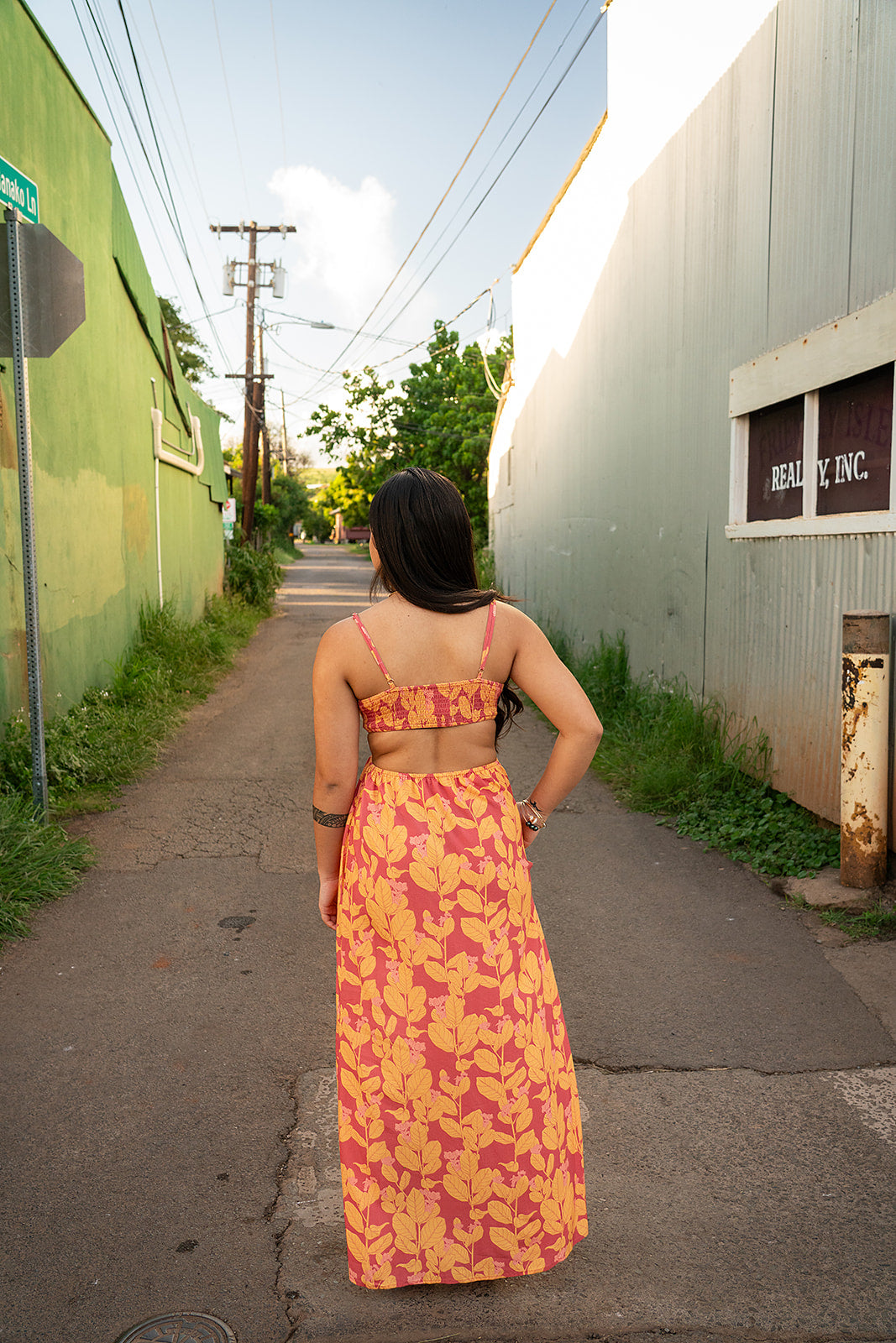 Olena Maxi Dress - Clay/Sun