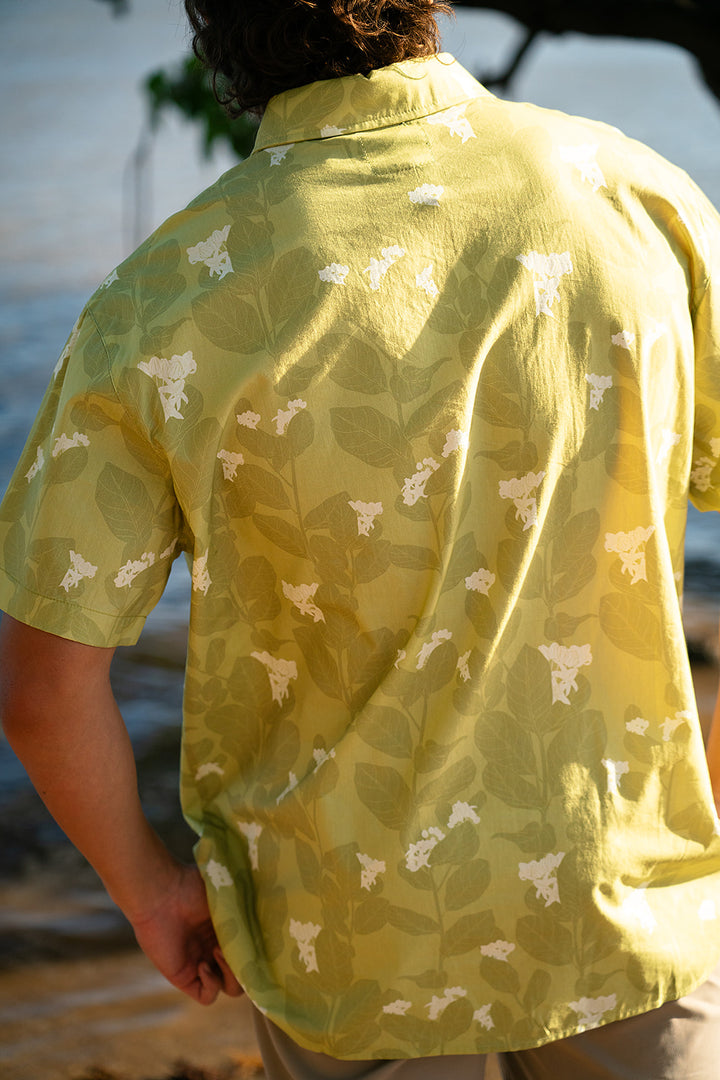 Kawika Men's Aloha Shirt - Matcha